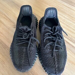Black Yeezy sneakers